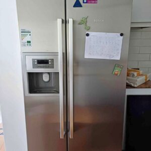 Used Bosch Side by Side Refrigerator with Water Dispenser Ice Maker - Premium Features