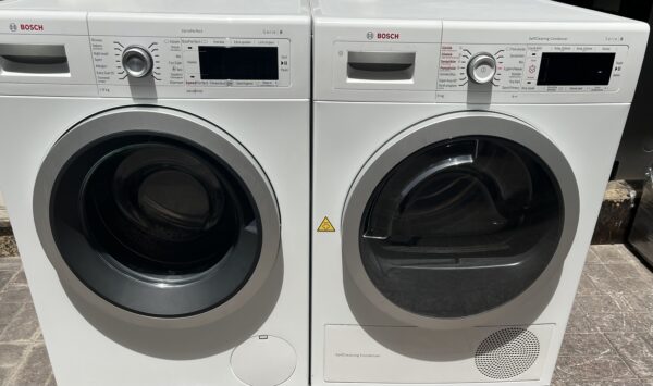 Used Bosch Series8 Separate 9KG washer 9kG Dryer Set