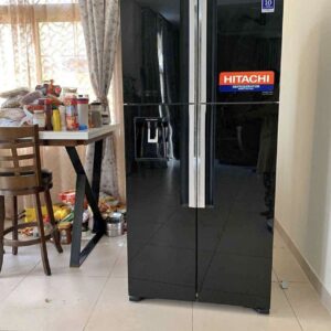 Used Hitachi New Model Sid by side 4 Door Refrigerator with water Dispenser ice maker Sleek Design, Excellent Performance