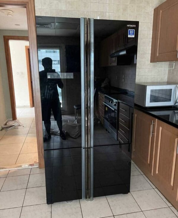 Used Hitachi French Door Refrigerator Glass body